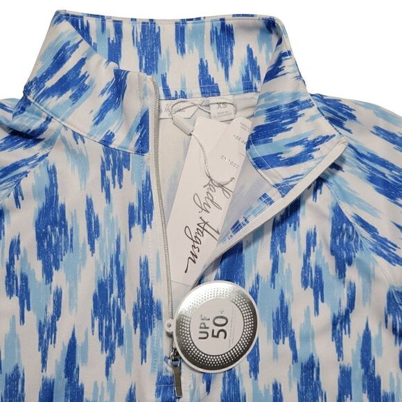 Lady Hagen Golf Pullover 1/4 Zip Long Sleeve Shirt Women Size XS UPF 50 Blue NEW - Picture 4 of 16